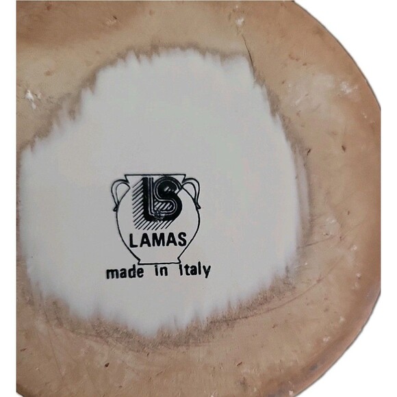 Farmhouse Sheep cow Coffee Mugs Set of 2 Hand Painted Pottery Italy Lamas - Picture 7 of 9